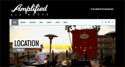 Desktop Screenshot of amplifiedales.com