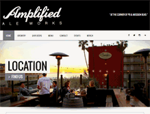 Tablet Screenshot of amplifiedales.com